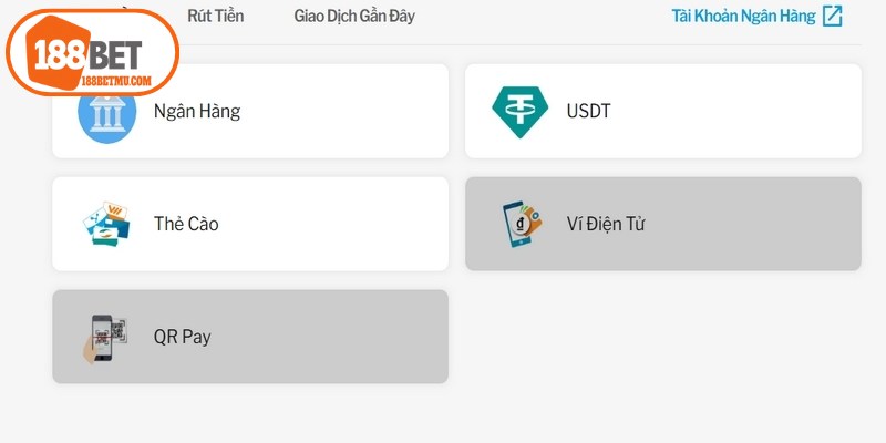 Câu hỏi thường gặp về nạp/rút tiền 188BET