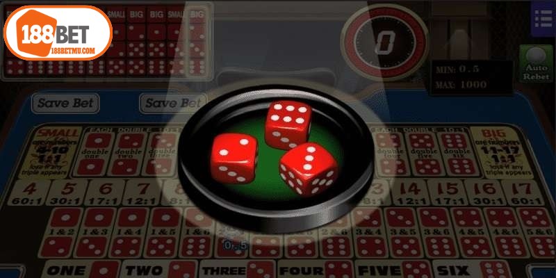 Kết quả ván sicbo online được xác định bằng tổng điểm của ba viên xúc xắc